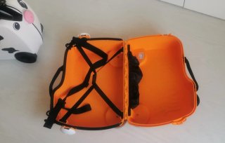 Maleta infantil con ruedas diseño tigre