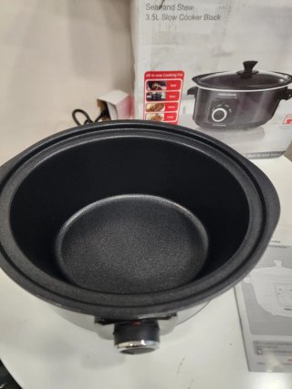 Olla Cocción Lenta Morphy Richards 3.5L Negra