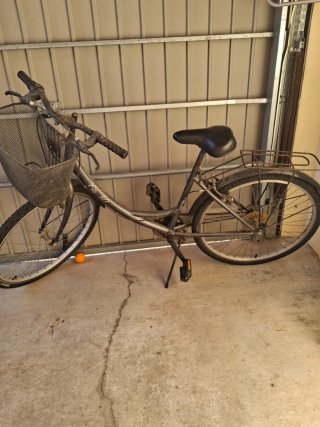Bicicleta mujer con cesta