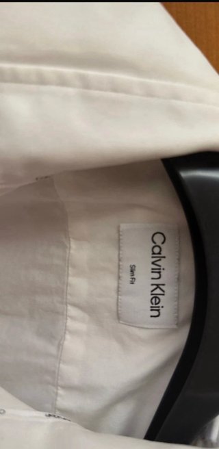 Camicia uomo Calvin Klein bianca manica lunga