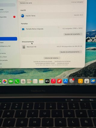 MACBOOK PRO M1 16/512 SEMINUEVO-BATERIA 11 CICLOS