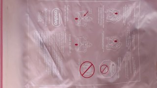 Cuna de viaje rosa
