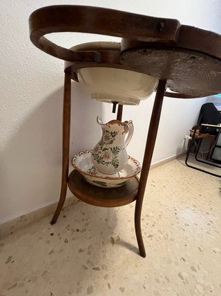 Palancanero Vintage Cerámica Flores