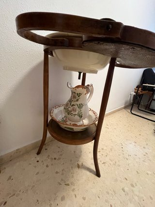 Palancanero Vintage Cerámica Flores
