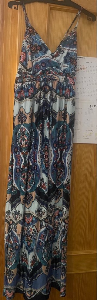 Liquidación Vestidos Verano Negro/Azul Talla Única