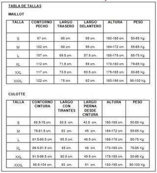 Equipación Ciclismo Rei-1 Talla M