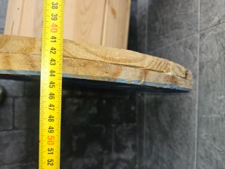 Bobina de madera decorativa