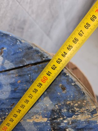 Bobina de madera decorativa