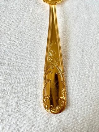 Cucharita de Café Bañada en Oro | Alta Calidad
