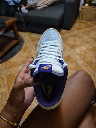 Nike Dunk LA Union Morado Blanco
