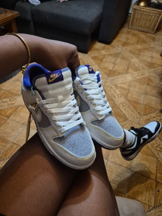 Nike Dunk LA Union Morado Blanco