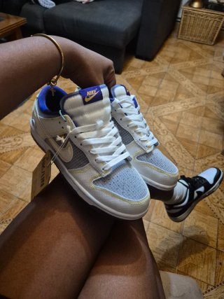 Nike Dunk LA Union Morado Blanco