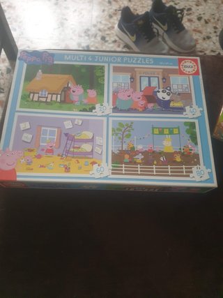 4 Puzzles Peppa Pig Educa