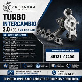 Turbo Intercambio 2.0 DCI MHI 49131-07400