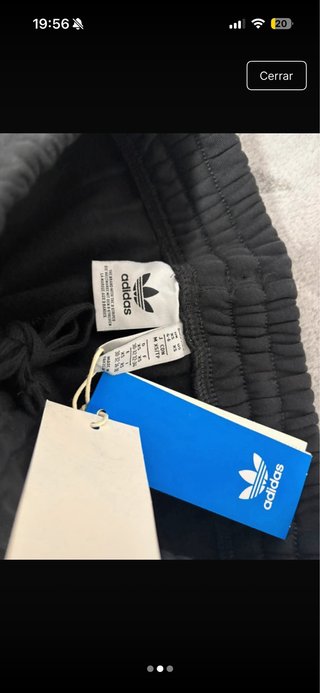 Pantalón chándal Adidas negro