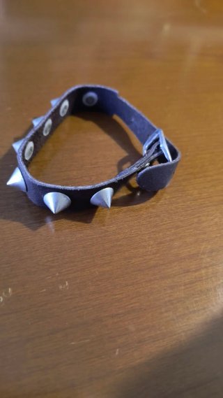 Pulsera Cuero con Pinchos