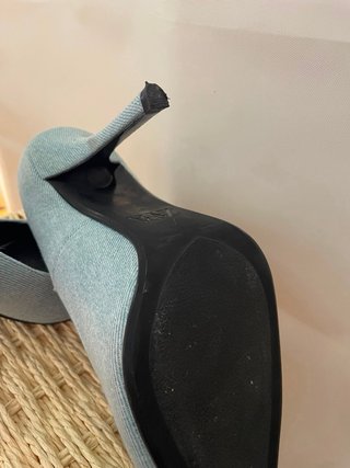 Zapatos de tacón vaqueros