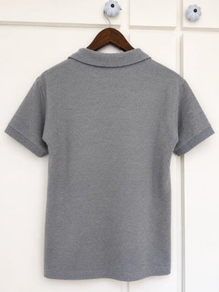 Polo Lacoste Gris Algodón Talla S