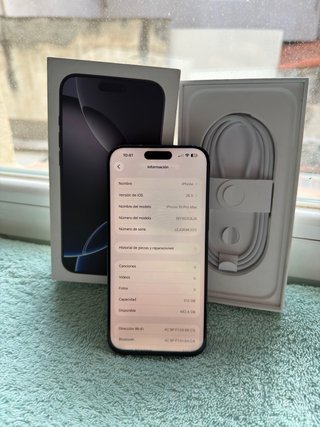 iPhone 16 Pro Max 512GB Grigio Siderale