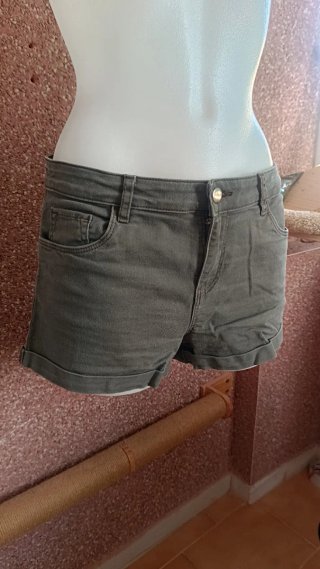 Shorts verdes mujer