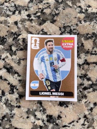 Extra Sticker Messi Bronce Mundial 2026