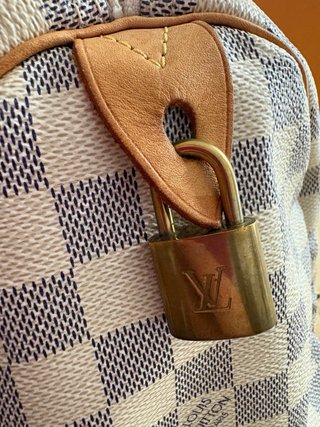 Louis Vuitton Speedy 30 Damier Azur
