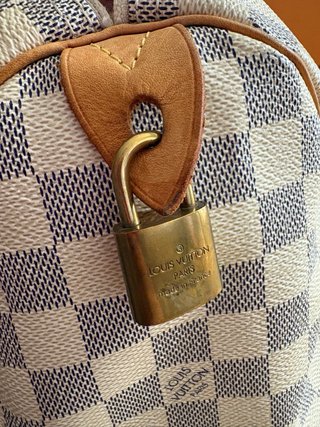 Louis Vuitton Speedy 30 Damier Azur