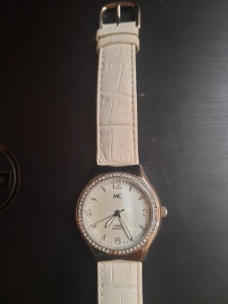 Reloj MC Mujer Blanco y Plateado