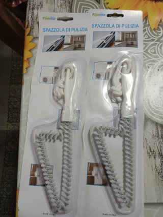 Spazzola di pulizia di plastica e ferro