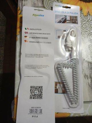 Spazzola di pulizia di plastica e ferro