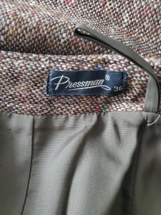 Falda Pressman 100% lana forrada - Talla 40