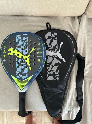 Pala Padel Puma Solarattack Negra/Amarilla