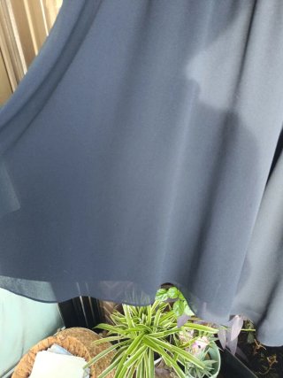 Vestido azul marino Morgan Talla M