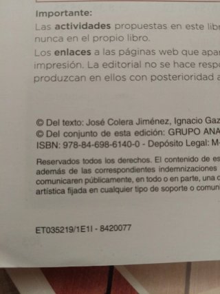 Libro matemáticas 1°ESO del segundo trimestre