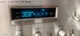 Amplificador Pioneer SA-608 Plateado