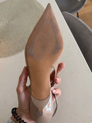 Zapatos Mango Talla 38 Beige