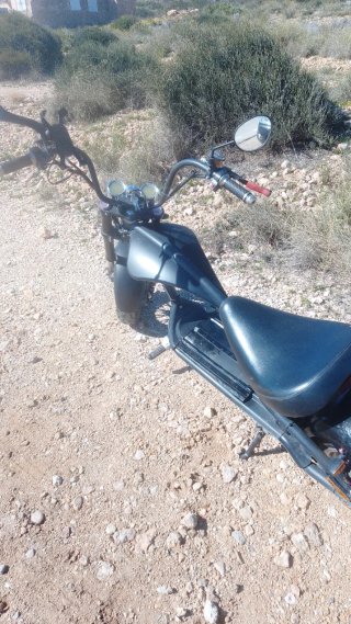 Ciclomotor Eléctrico Moped Negro/Plata