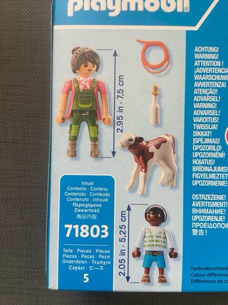 Playmobil Granja 71803 con ternero