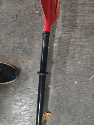 Pala Remo Kayak Piragua Carbono Roja