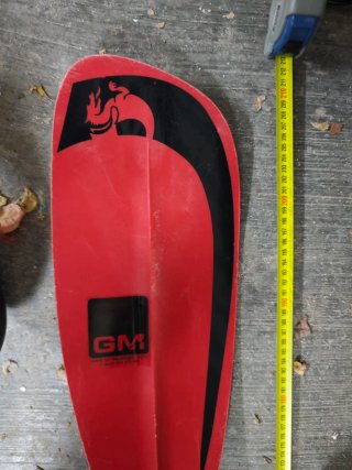 Pala Remo Kayak Piragua Carbono Roja