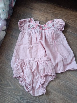 Vestido y braguita Coconut 18-24 meses