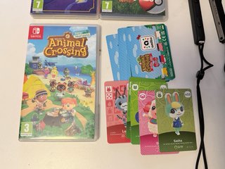 Nintendo Switch con juegos