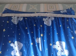 Pijama Mujer Manga Corta Azul Talla XXL