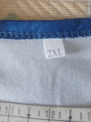 Pijama Mujer Manga Corta Azul Talla XXL