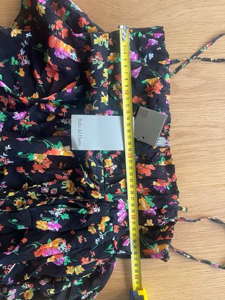 Vestido corto floral de seda Pedro del Hierro
