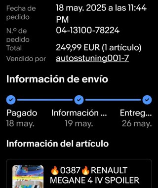 Alerón Renault Megane