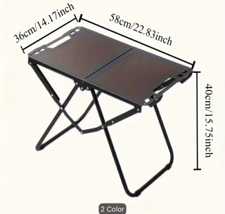 Mesa Plegable Camping Playa Negra