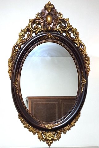 Espejo Vintage Madera y Dorado