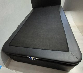 Canapé abatible 105x190 con colchón viscoelástico.