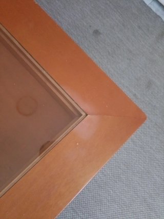 Mesa de centro madera y cristal
